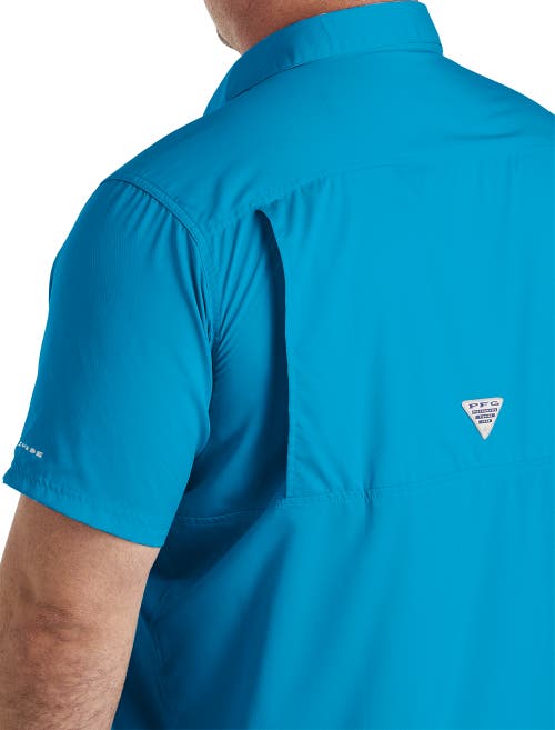 Shop Columbia Big & Tall Pfg Slack Tide Camp Shirt In Ocean Blue