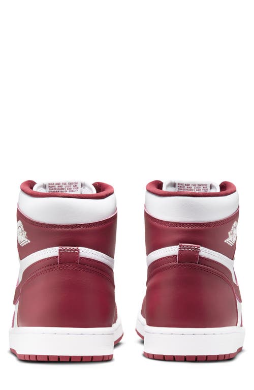 Shop Jordan Air  1 Retro High Top Sneaker In White/team Red