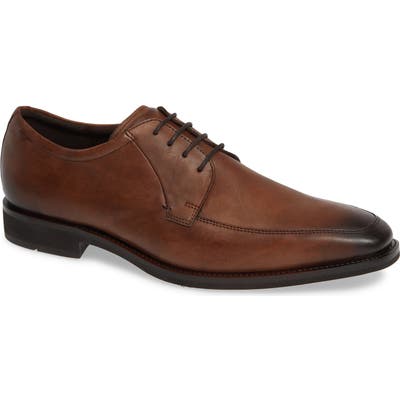 Ecco Calcan Apron Toe Derby, Brown