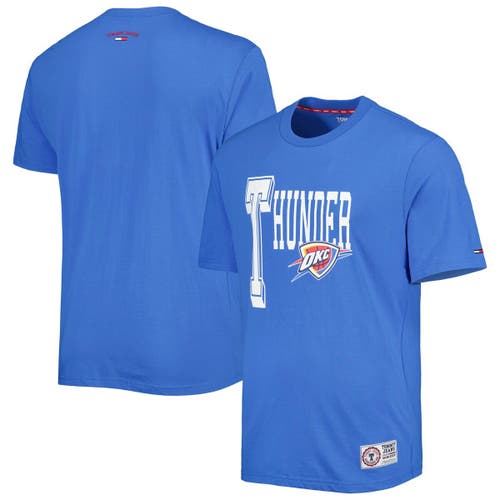 Men's Tommy Jeans Blue Oklahoma City Thunder Mel Varsity T-Shirt