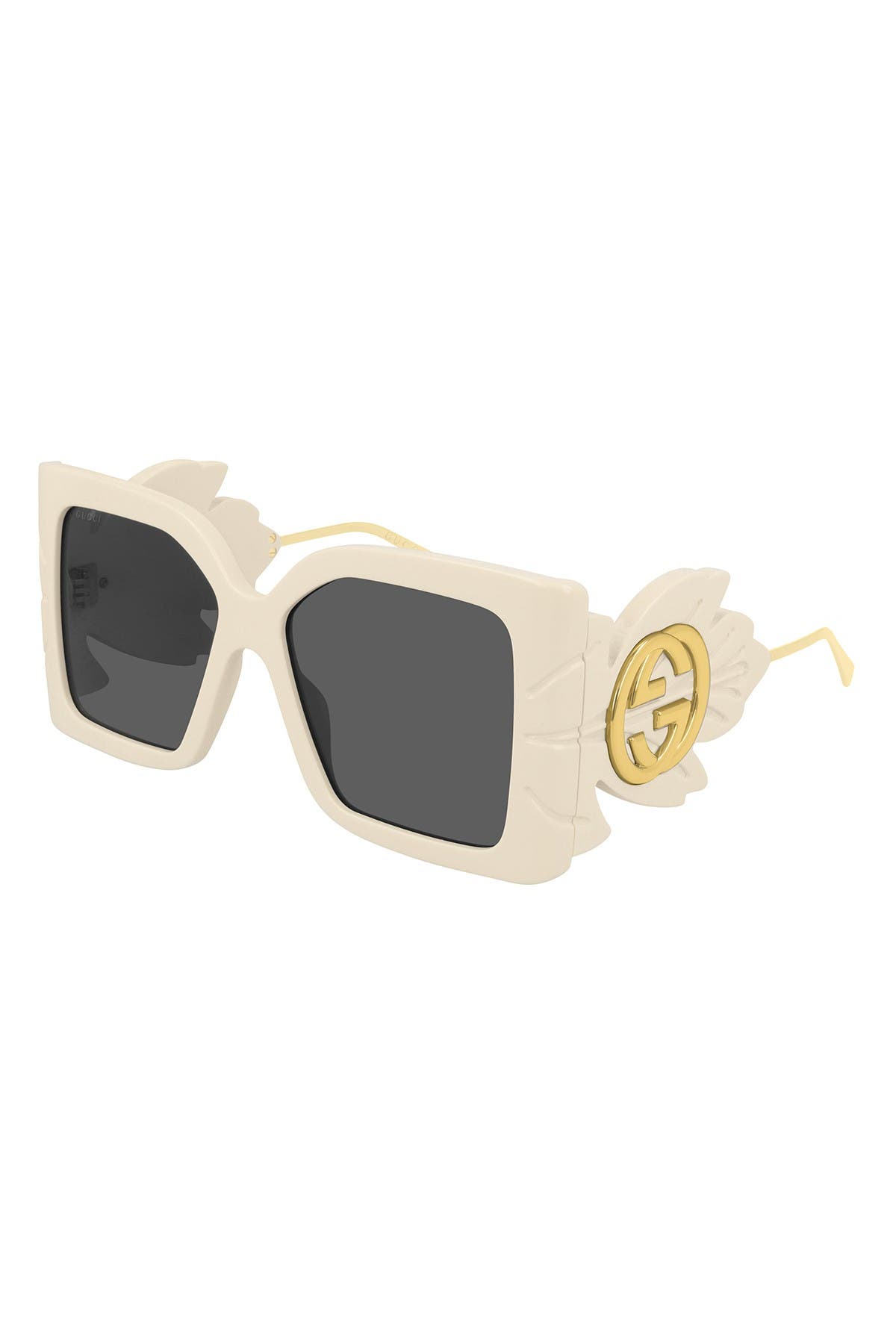 gucci 56mm oversize square sunglasses