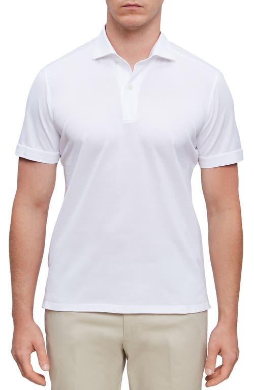 Premium Quality Cotton Jersey Polo in White