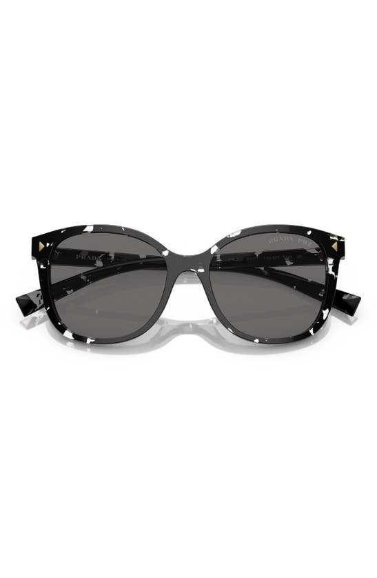 Prada 53mm Cat Eye Sunglasses In Black Tortoise
