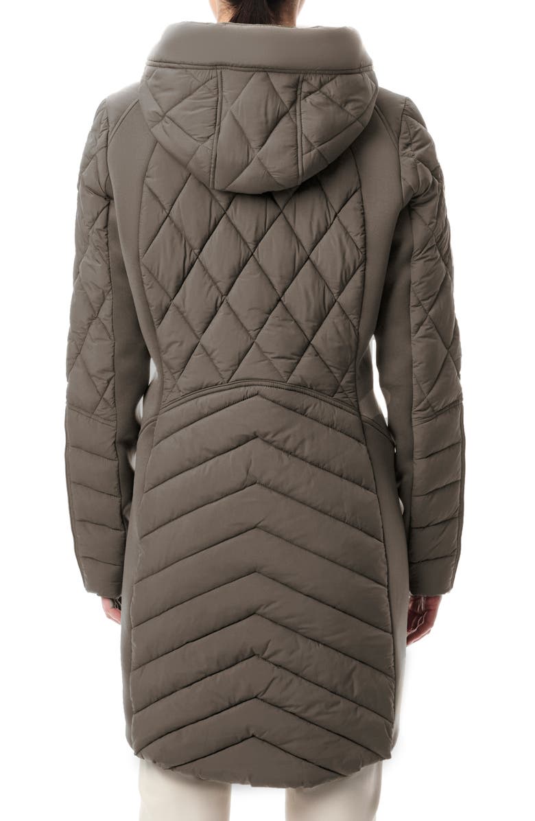 Bernardo Mixed Media Water Resisant Quilted Puffer Jacket Nordstrom