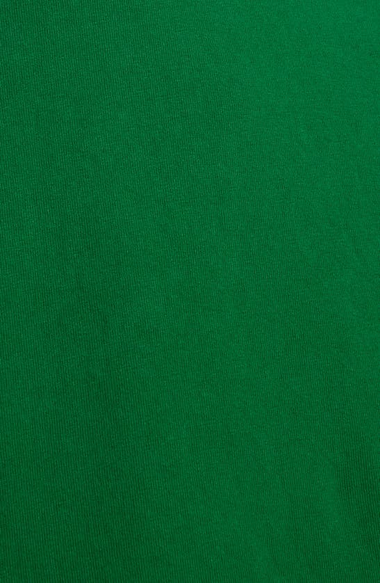 Shop Golden Goose Journey Logo Cotton Graphic T-shirt In Green Jacket/ Heritage White