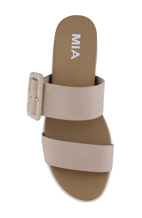 Shop Mia Kenzy Platform Sandal In Blush