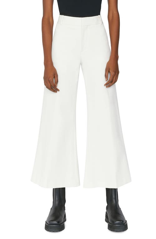 FRAME Le Crop Palazzo Trousers Bone at Nordstrom,