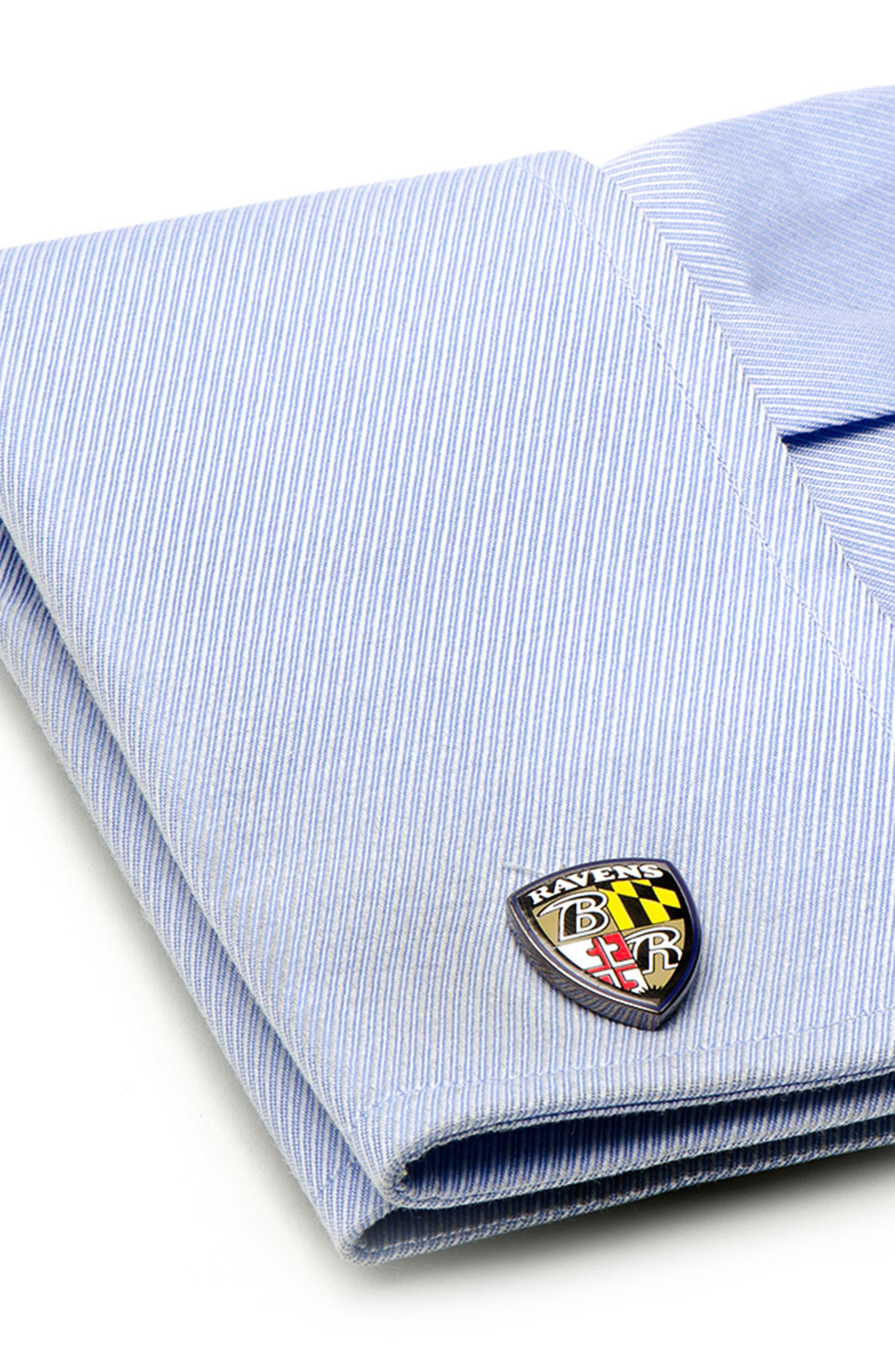 baltimore ravens cufflinks