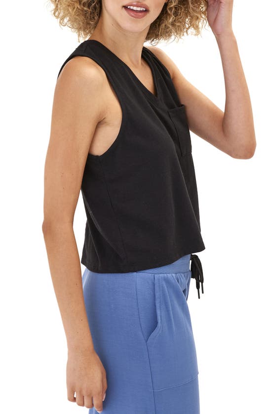 Shop Threads 4 Thought Hera V-neck Triblend Tank In Black