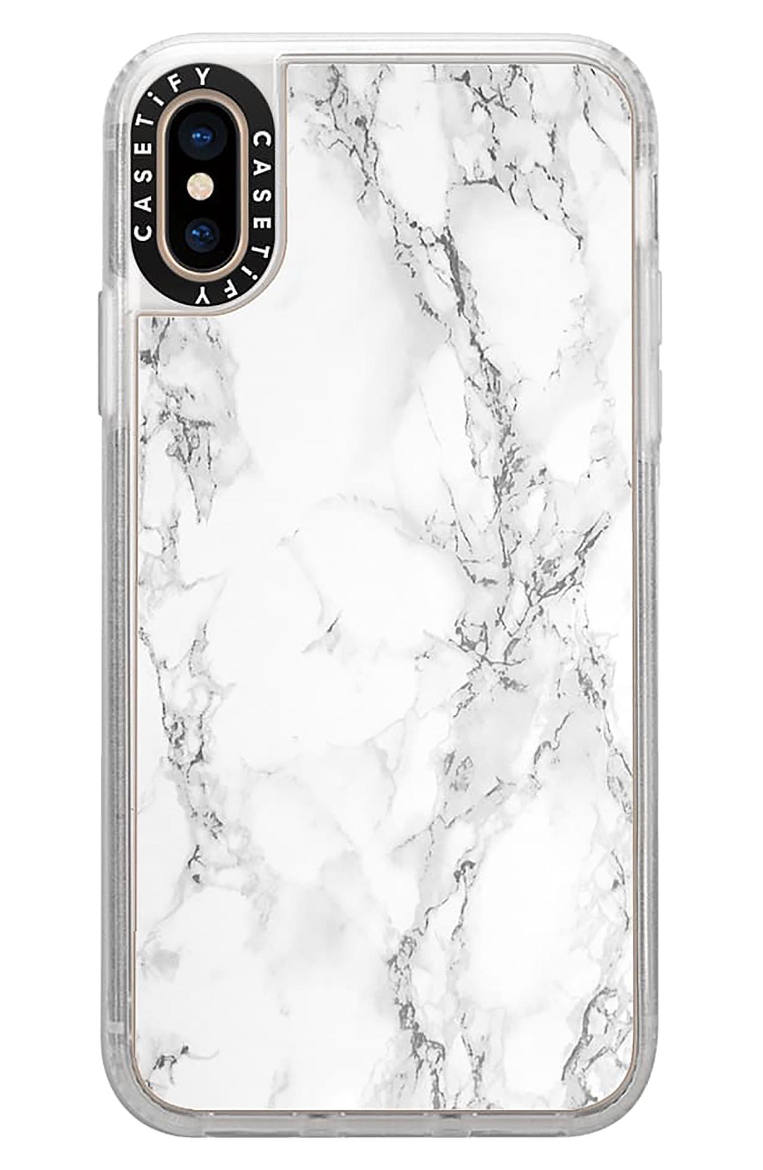 Casetify White Marble iPhone X/Xs Case Nordstrom