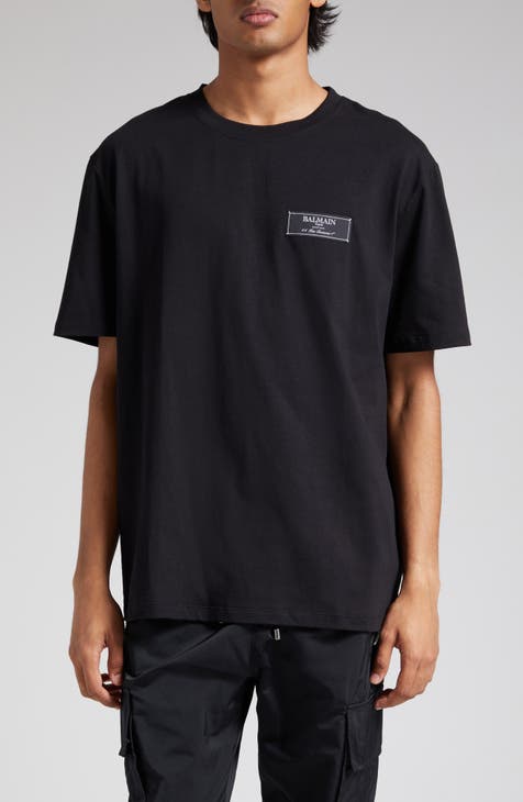 BALMAIN Monogram Flock T-Shirt - Clothing from Circle Fashion UK