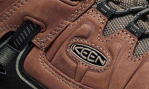 Keen Targhee Iv Waterproof Mid Hiking Shoe In Bison/black