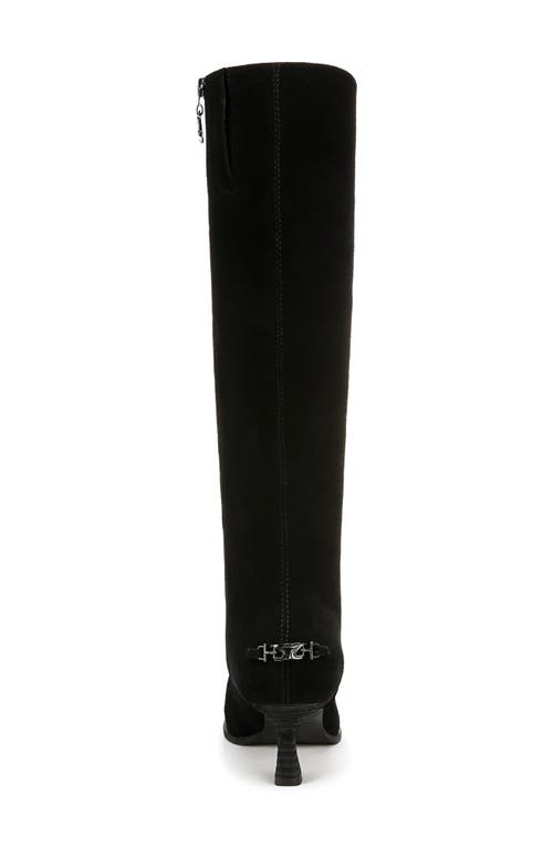 Shop Circus Ny By Sam Edelman Yulia Pointy Toe Knee High Boot In Black Suede