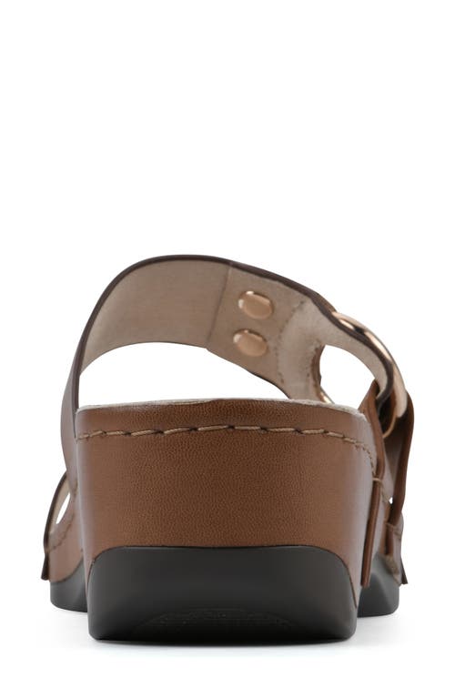 Shop Cliffs By White Mountain Candie Wedge Sandal In Light Brown/burnished