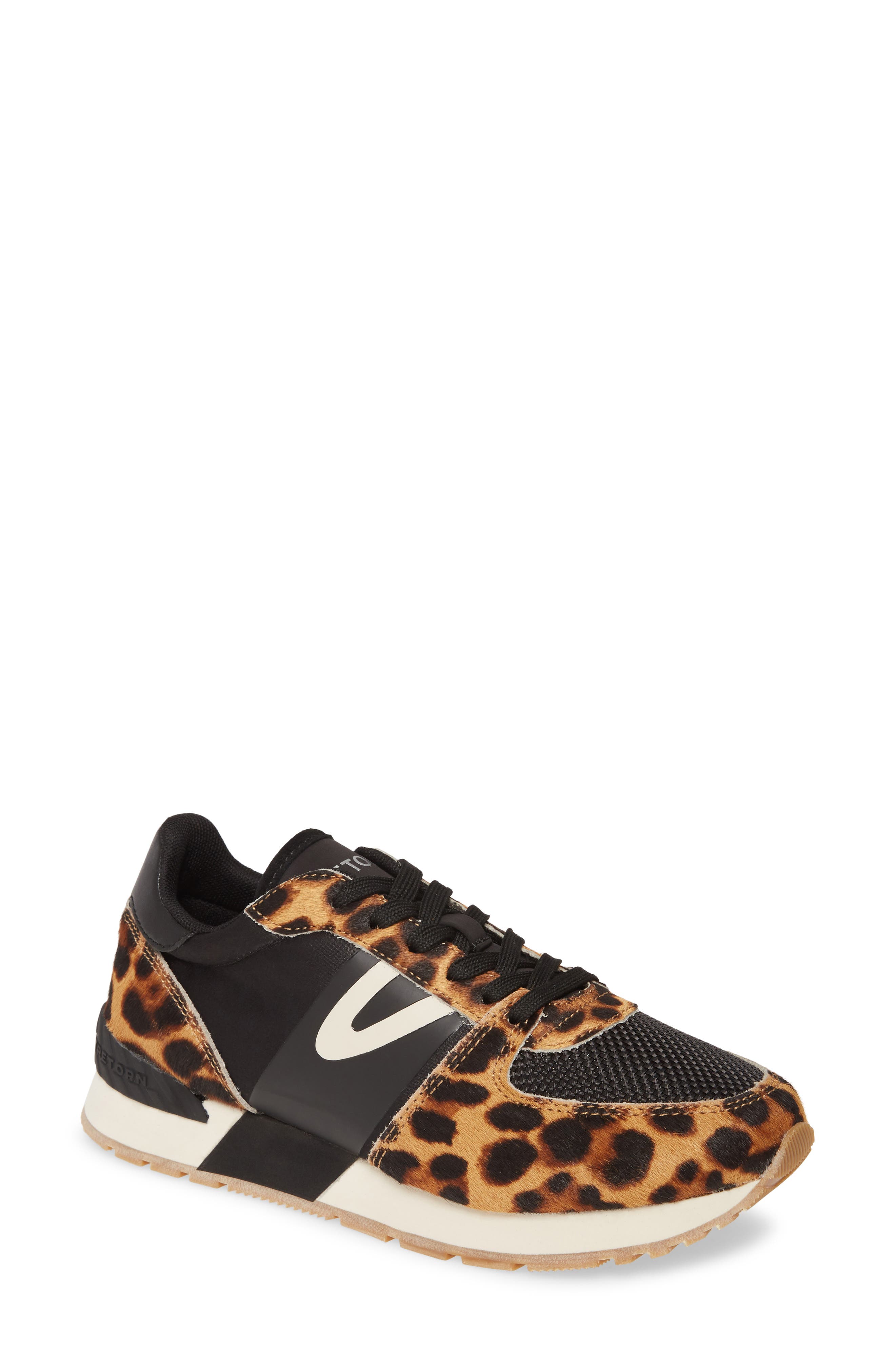leopard tretorn sneakers