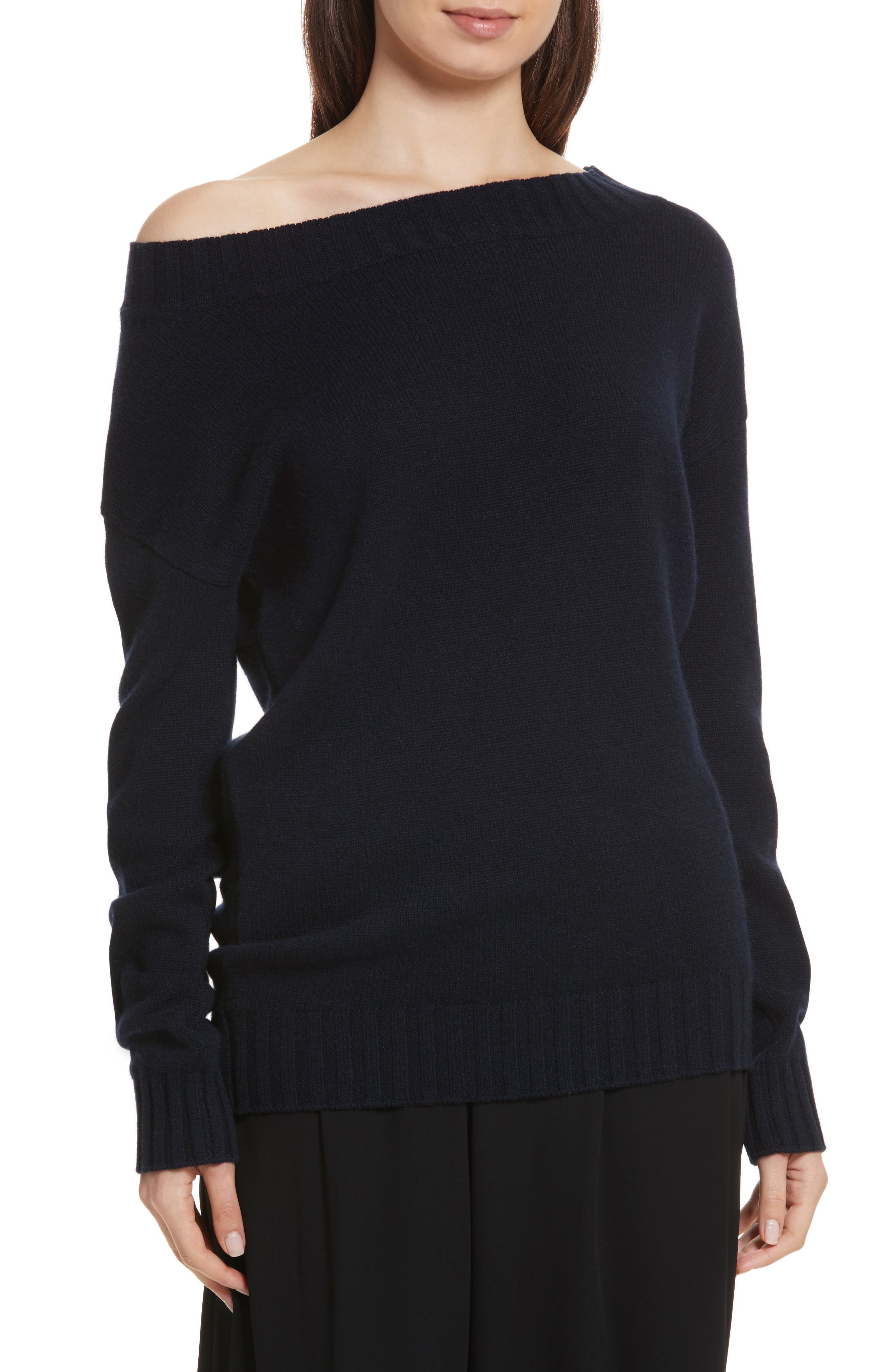 vince off shoulder sweater