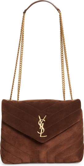 Ysl loulou small suede hotsell