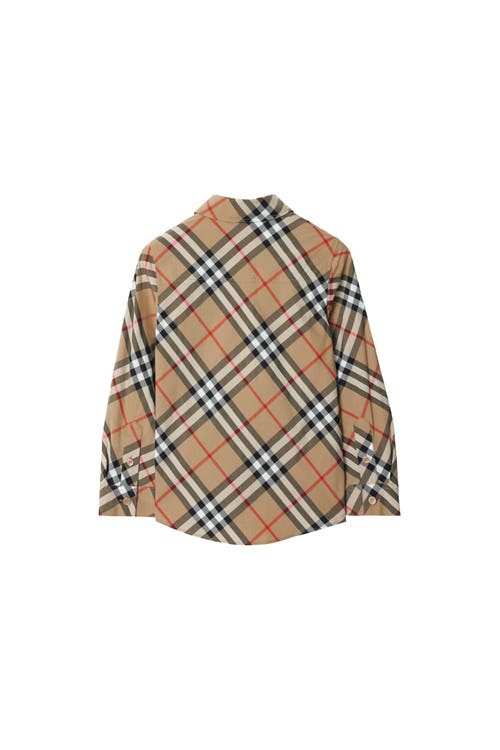 BURBERRY BURBERRY CHECK COTTON SHIRT 