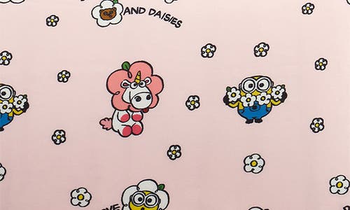 Blissy Kids' Mulberry Silk Pillowcase In Minions - Pink Bello Daisy
