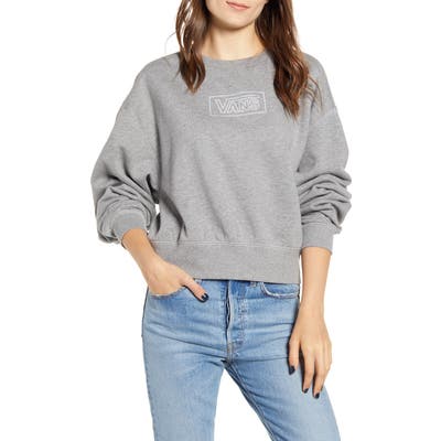 Vans After Dark Reflective Graphic Sweatshirt, Grey