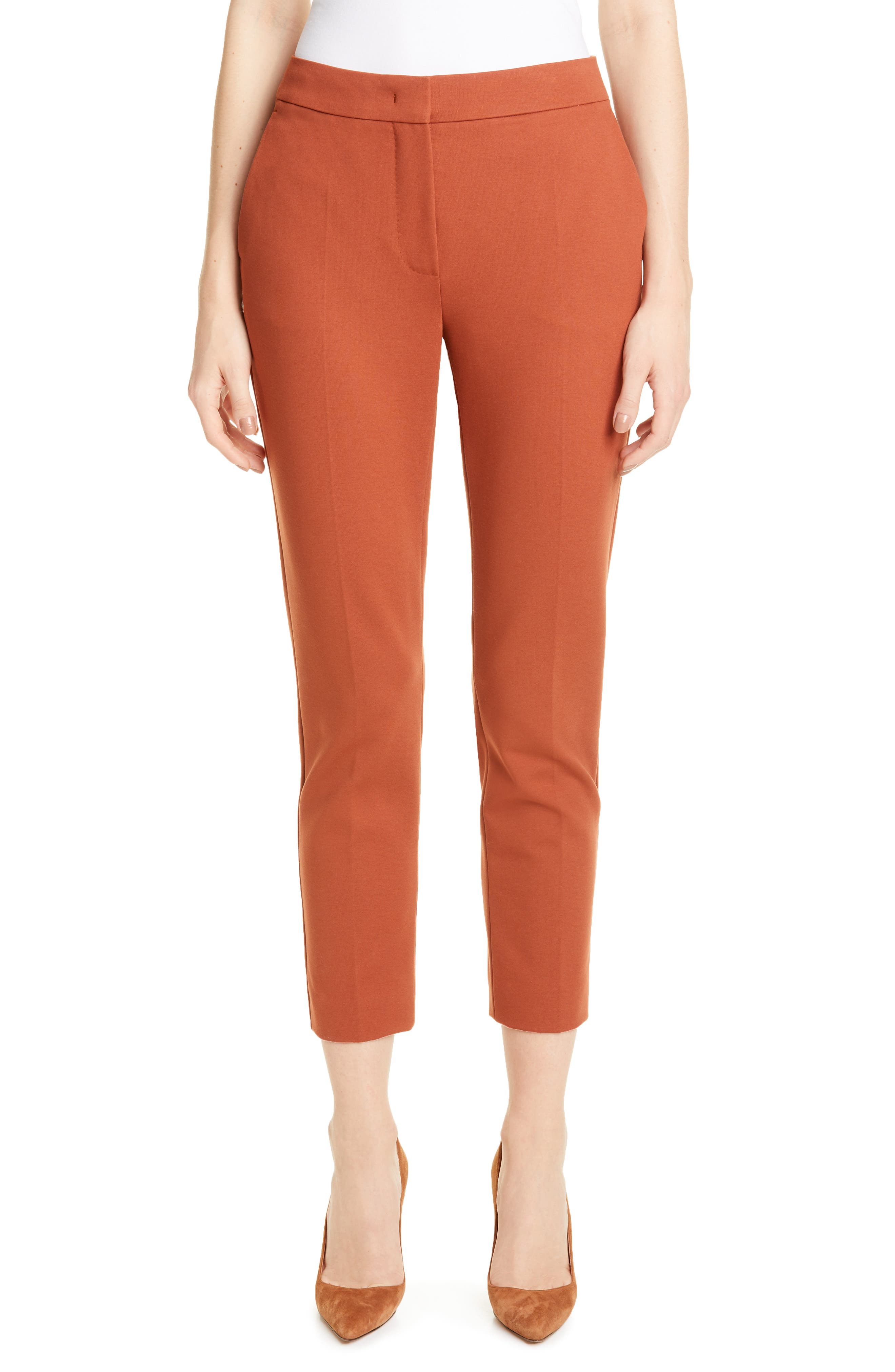 Max Mara Knits Pegno Slim Knit Crop Pants