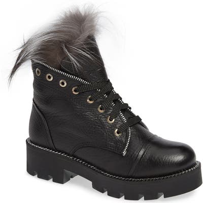 Sheridan Mia Thor Genuine Fox Fur Trim Bootie