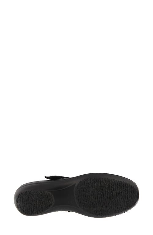 L'artiste By Spring Step L'artiste Amparo Flat In Black Leather