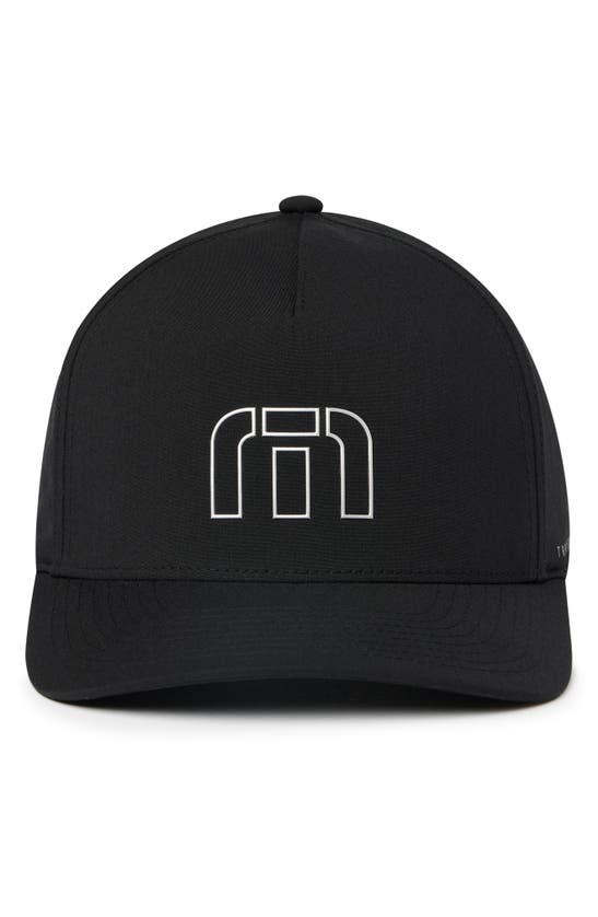 Shop Travismathew Landing Gear Snapback Baseball Cap In Black