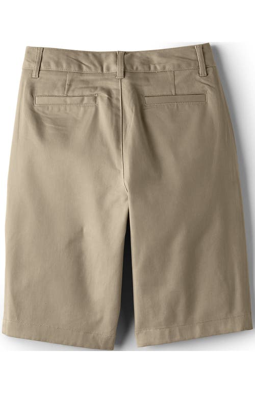 LANDS' END LANDS' END SCHOOL UNIFORM YOUNG STRETCH CHINO BERMUDA SHORTS