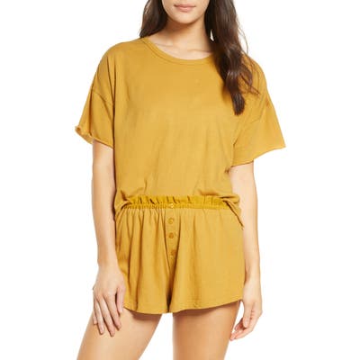 The Great. The Cut Edge Tee, (fits like 0-2 US) - Yellow