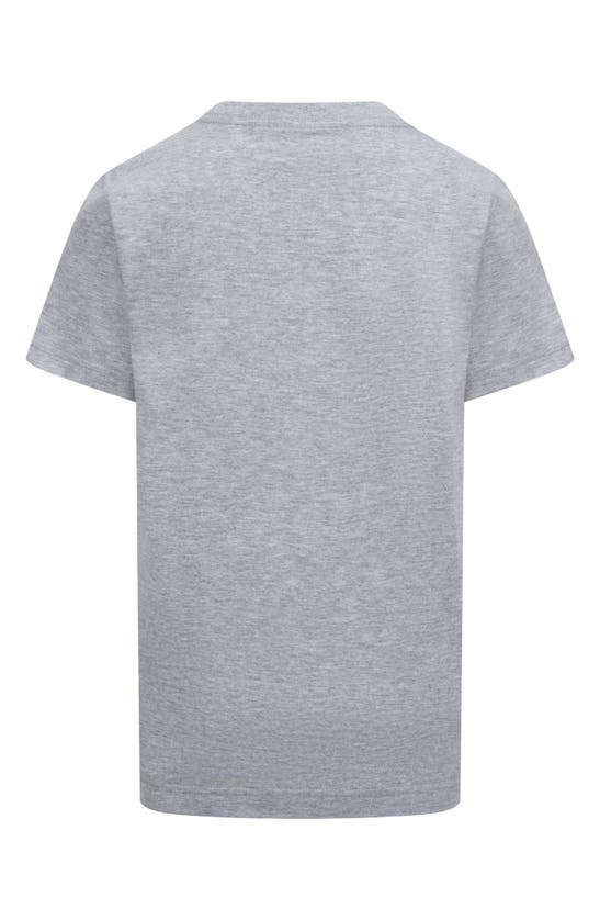 Shop Nike Kids' Boxy Graphic T-shirt In Dark Grey Heather