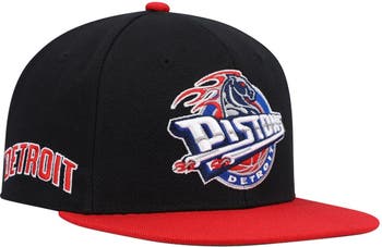 Detroit Pistons Mitchell & Ness Hardwood Classics Snapback Hat