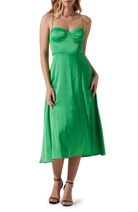 Green floral dress nordstrom sale