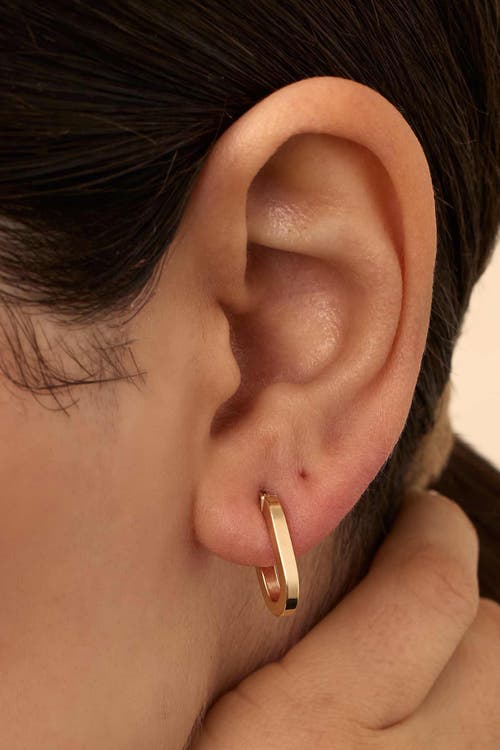 Oradina 14k Gold Shift Drop Earrings In Two-tone Gold
