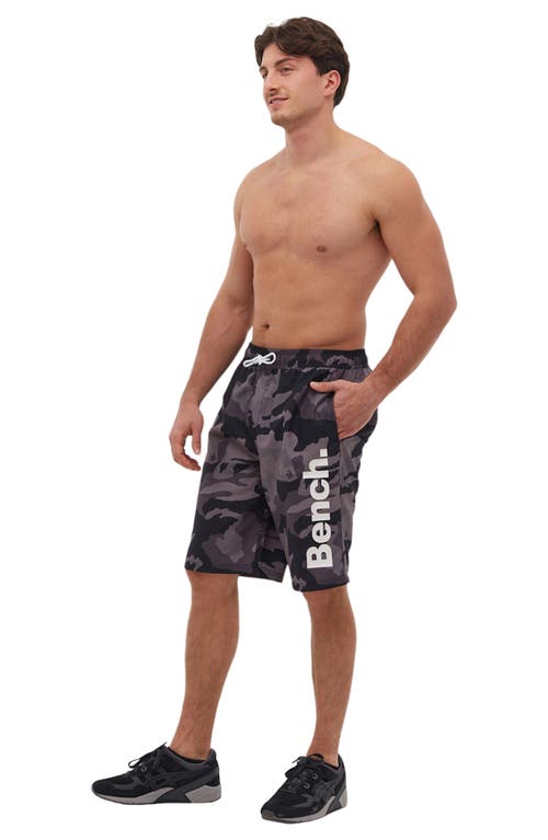 Shop Bench . Camo Swim Shorts In Black Camo