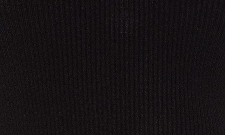Alexia Admor Diara Knit Polo In Black