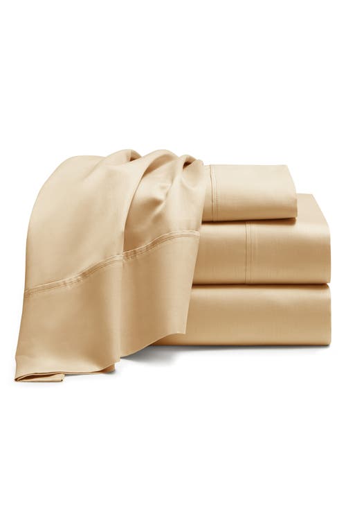 DKNY 700 Thread Count Luxe Egyptian Cotton Sheet Set in Gold Dust at Nordstrom