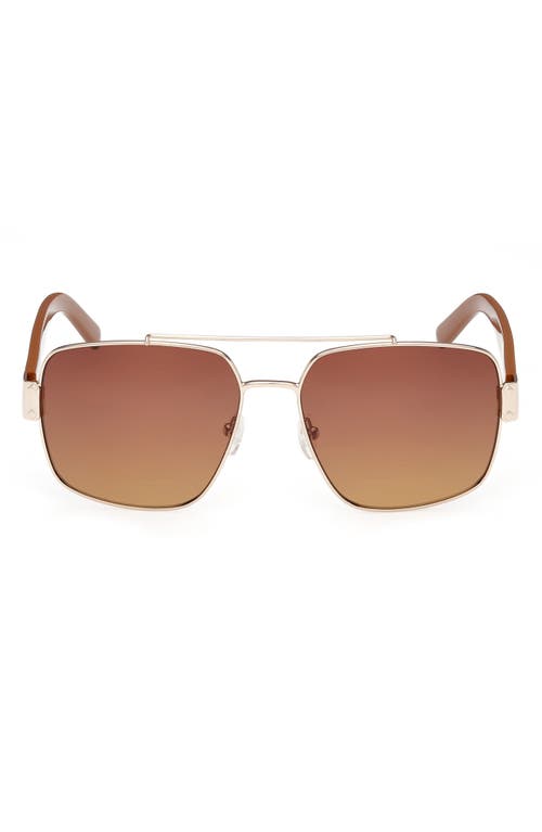 Mcm 58mm Navigator Sunglasses In Gold