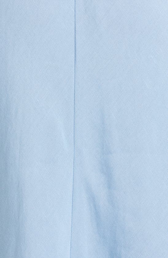 L'AGENCE LORRAINE LINEN BLEND TRAPEZE DRESS