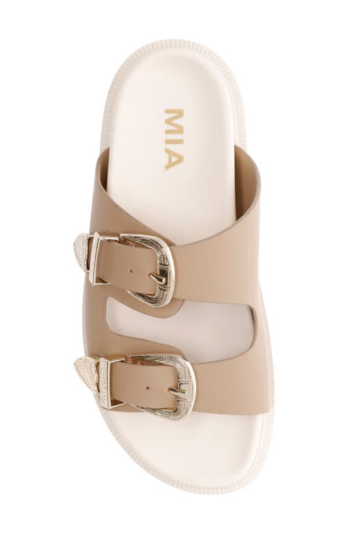 Shop Mia Ginevra Platform Sandal In Natural