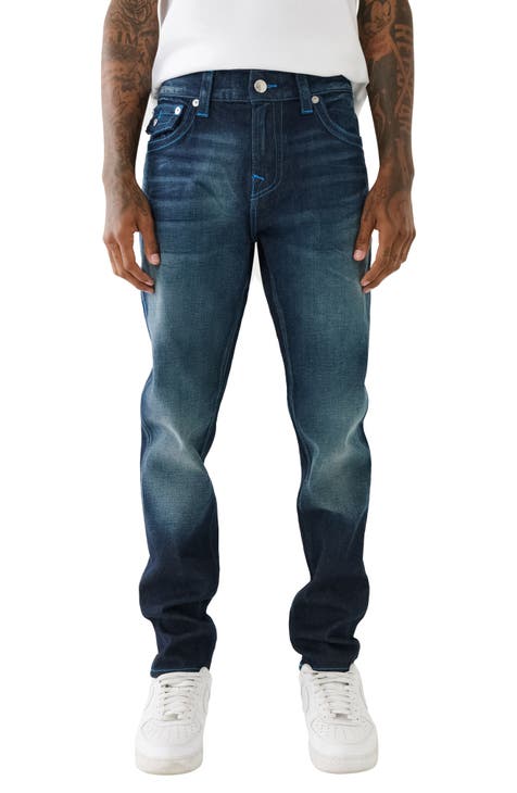 Travis SKINNY Jeans for Tall Men in Washed Faded Black