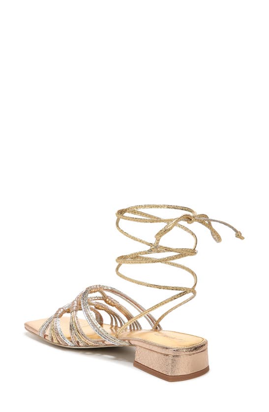 Shop Circus Ny By Sam Edelman Jocelyn Ankle Wrap Sandal In Metallic Multi