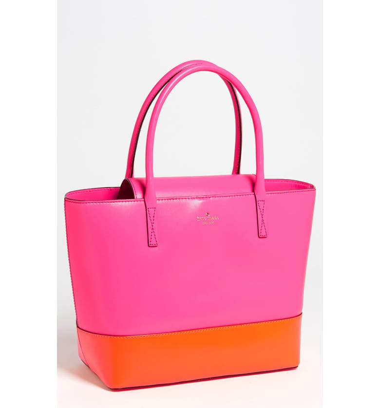 kate spade new york 'madison park - small coal' leather tote | Nordstrom