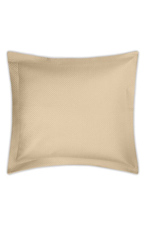 Matouk Alba Quilted Euro Sham in Honey at Nordstrom