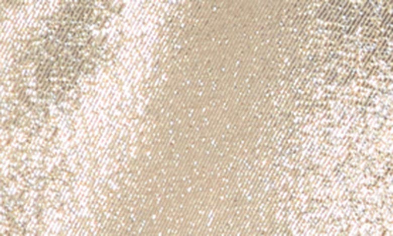 Maje Metallic Silk Blend Shorts In Gold