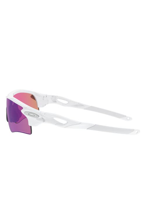 Oakley Shield Sunglasses In Polished White/prizm Golf