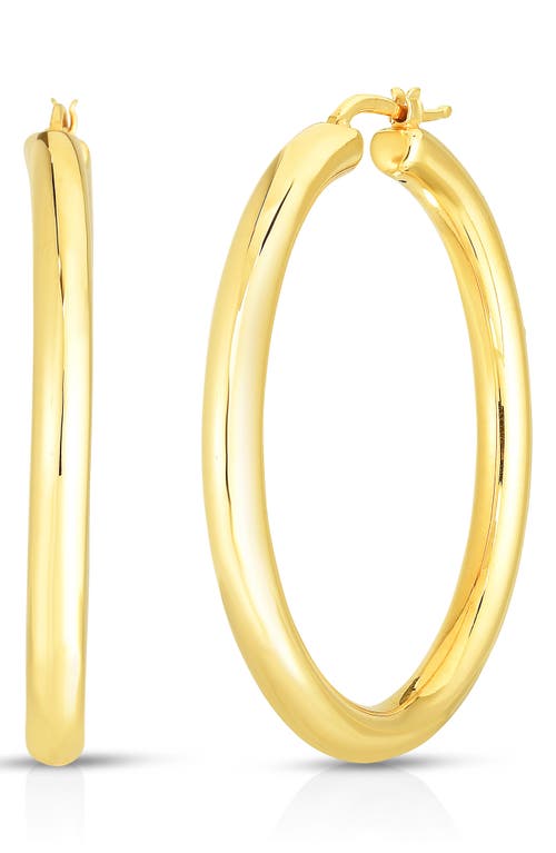 Roberto Coin Classico Oro Hoop Earrings in Yellow Gold at Nordstrom