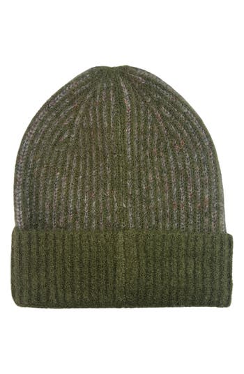 Marcus Adler Rib Knit Cuff Beanie In Olive