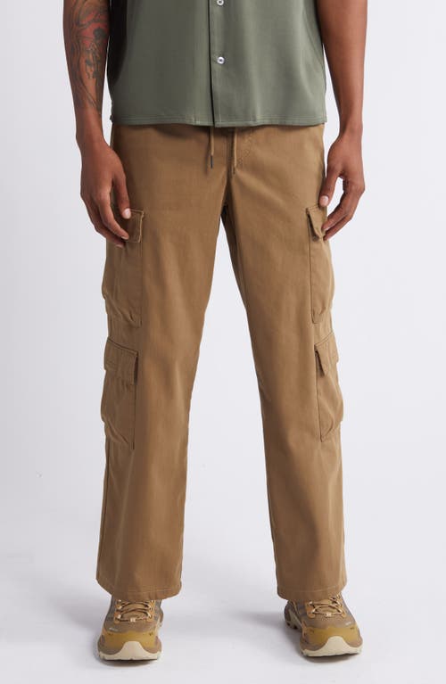 Shop Pacsun Porter Drawstring Cargo Pants In Kangaroo