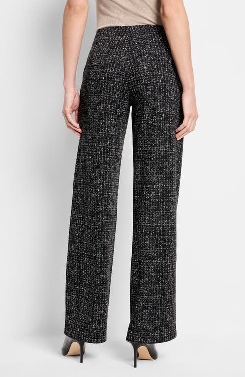 NIC + ZOE NIC+ZOE DOTTY GRID WIDE LEG PANTS